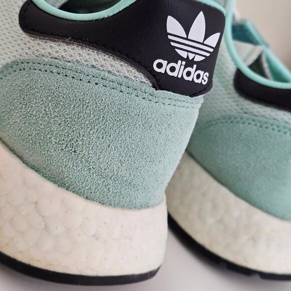 Adidas 2019 Marathon Tech Sneaker G27521 Clear Mint Black | Men 7 | MINOR STAINS - Picture 12 of 16